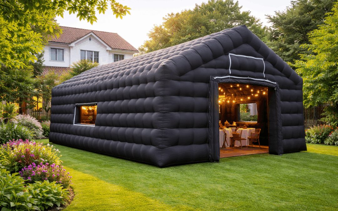 Aufblasbare Partyzelte: Die (noch) unbekannte Alternative fürs Geburtstagsfest im Garten