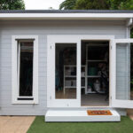 Gartenhaus Frontansicht